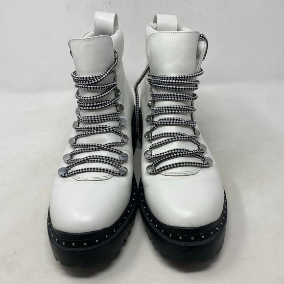 Blondo Chrissy White Ankle Booties Waterproof Womens Size 10 - Picture 3 of 7